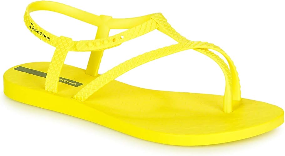 womens yellow sandals uk