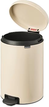 Brabantia NewIcon 20L Pedal Bin Soft Beige with Removable Inner Bucket view 4