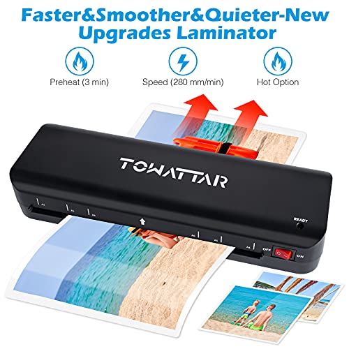 Laminator Machine, Towattar Hot 9 in 1 Thermal Laminator, A49inches
