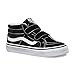 Vans Shoes SK8-Mid Reissue Velcro Canvas Black True White Sneakers