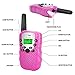 TOP Gift Toys for 3-12 Year Old Girls, Handheld Walkie Talkies for Kids 2 Mile Hunting Accessories 2018 Christmas New for Kids Boys Girls 3-12 Stocking Fillers Pink TGDJ06