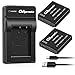 OAproda DMW-BCM13 Battery (2 Pack) and Micro USB Battery Charger for Panasonic Lumix BCM13, BCM13E, DMC-ZS30, DMC-ZS35, DMC-ZS40, DMC-ZS45, DMC-ZS50, DMC-FT5A, DMC-LZ40, DMC-TS5