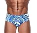 Danny Miami Men's Swimwear - Swim Briefs - Designer Bikini Swimsuit with Short Low Rise Trunk Cut - Made in USA - New