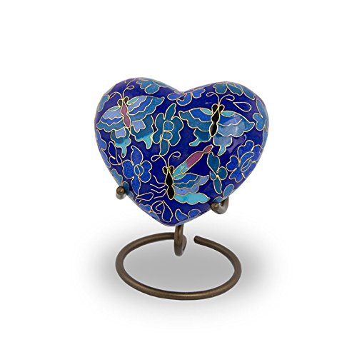 image for OneWorld Memorials Butterfly Bronze Keepsake Urns - Extra Small - Hold
