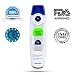 [FDA & CE Approved]Morpilot® Digital Thermometer Forehead & Eardrum Dual Mode for Adult and Child Medical Quality Fast 1 second and Accurate measurement 20 Memory Recall Safe and Hygienic(Blue)