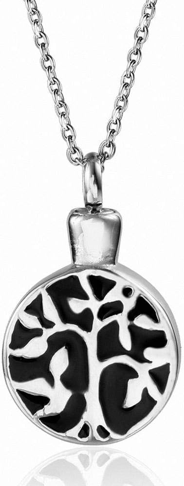 kliy Caja Funeraria Collar De Árbol De La Vida Que Conmemora A Los Amantes De Las