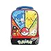 Pokemon Pikachu Insulated Dual Compartment Lunch Tote with Handle measures 7.5 inches W x 9.0 inches H x 5.0 inches Deep