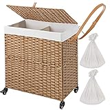 Greenstell Laundry Hamper with Wheels & 2 Removable