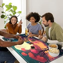 for MTG Playmat with Stitched Edges, 24 x 14 inches