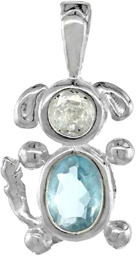 dog birthstone necklace