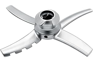 NANOBABY Replacement Paddle Blade Compatible with Ninja Deluxe NC500 Series Ice Cream Makers, Mixing Blade Paddle Replacement for Ninja Creami NC501 CN501CO NC500C NC501C NC501H,Stainless Steel,Silver