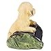 Yard Décor, Solar Outdoor LED Light and Battery Operated Statue for Garden, Patio, Lawn, and Yard by Pure Garden – Dog Statue