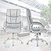 Office Chair Desk Chair Computer Chair Ergonomic PU Leather High Back Executive Chair with Lumbar Support Headrest Armrest Swivel Task Chair for Adults