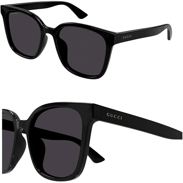 Amazon.com: Gucci GG1346SK Lettering Logo Men Rectangular shape
