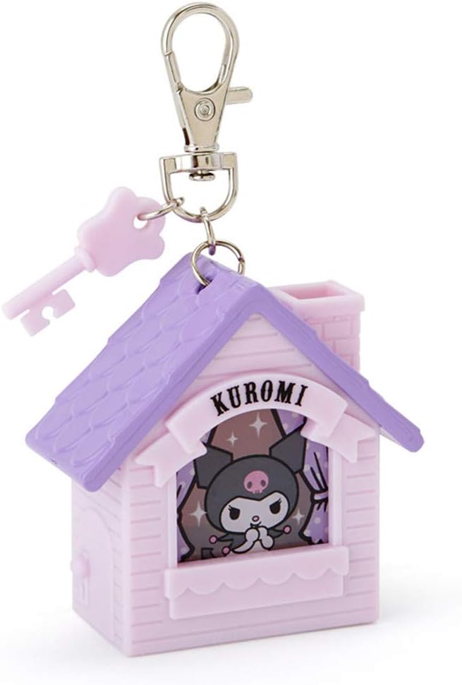 Kuromi LED Light Keychain (House)
