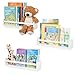 Brightmaison Nursery Book Shelves - Floating Wall Shelves – Baby, Kids, Nursery Wall Decor - Wall Mount Book Organizer Storage Ledge, Display Holder for Toys - Set of 3, Ships Assembled (White)