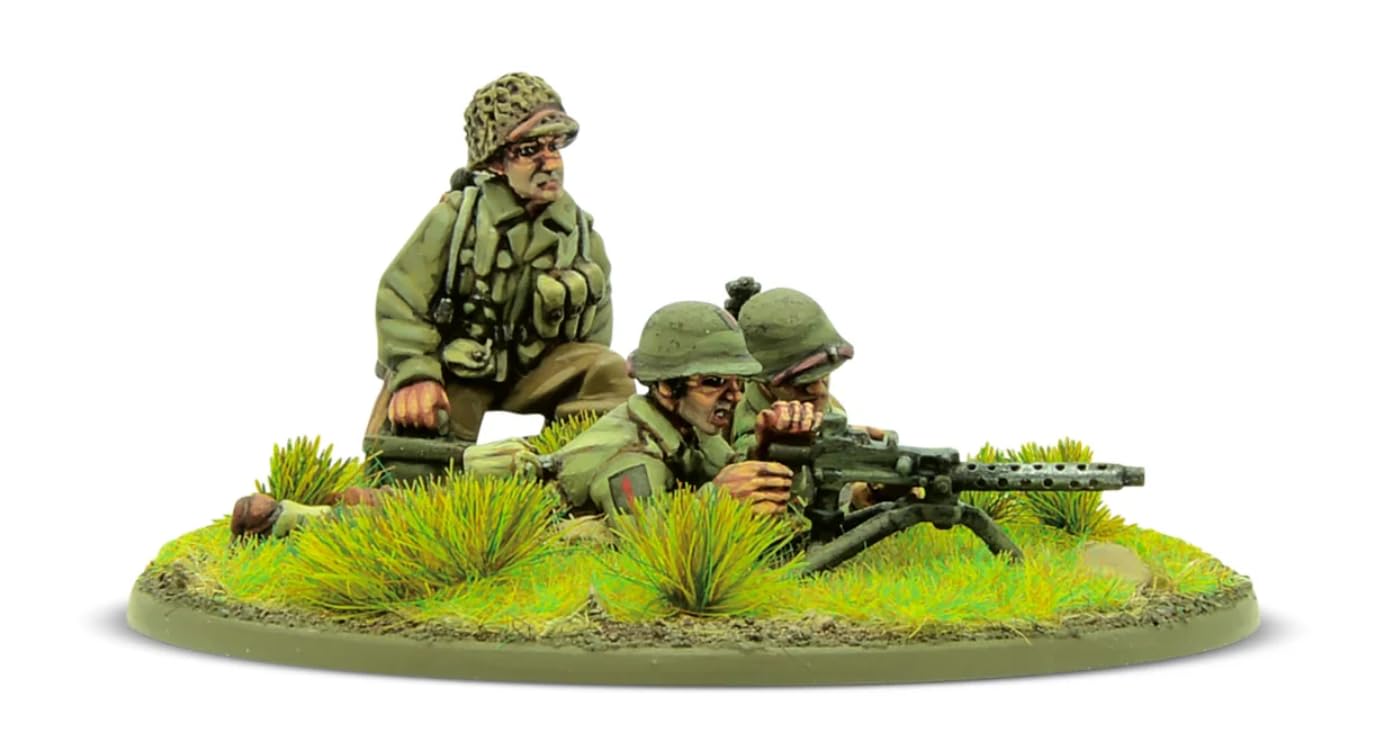 Warlord Games US Army 30 Cal MMG Team - 28mm Scale Metal Miniatures for Bolt Action Highly Detailed World War 2 Miniatures