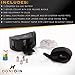Donidin Silent Electronic Anti-Bark Dog Training Collar. 7 Adjustable Sensitivity Control Levels for Small or Medium Dogs. Free Bonus