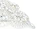 Gorgeous Beaded Bridal Applique Diamante Motif Rhinestone Pearl Wedding Applique