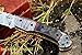 DKC Knives (24 5/18) DKC-726 Clint Damascus Folding Pocket Knife 4.5