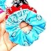 Color May Vary. Luxxii Pretty Cotton Colorful Paisley Scrunchies Ponytail Holder Elastic Hair Bands 4 inch (12 Count, Assort Color)