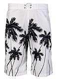 APTRO Men's Summer Board Short Coconut Tree Beach Surf Shorts