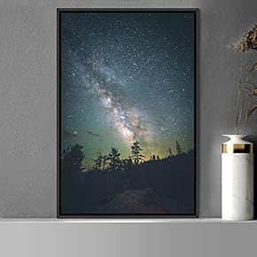 signwin Framed Canvas Sky of Stars Astronomy &...