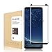 Galaxy S8 Screen Protector[Case Friendly] XKAUDIE Tempered Glass 3D Coverage[HD Clear][Anti-Scratch][Easy to Install]9H Hardness for Samsung S8 Film (Black)