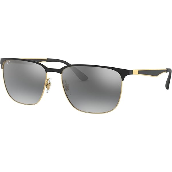 Amazon.com: Ray-Ban RB3569 187/88 59MM Black on Gold/Plastic Lens