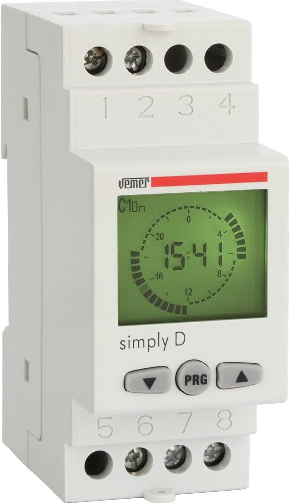 Vemer ve512000 Time Switch Digital simplyd, Light Grey Amazon.co.uk