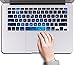 Herngee Blue Sky MacBook Keyboard Skin Sticker Decal Compatible with MacBook Pro 13 inch 15 inch with/Out Retina Display (Model: A1425/A1502/A1278/A1286/A1398)