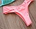 Sherry007 Women's 2 Piece Halter Strap Brazilian Bottom Bikini Set Swimsuits,Small,Bright Blue