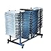 Storage Rack Folding Chair Cart
