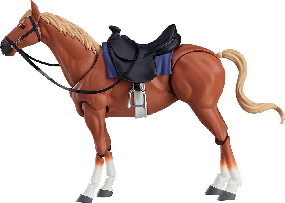 Photo 1 of Max Factory figma Horse ver.2 [Chestnut Wool] Non-Scale Plastic Painted Action Figure, M06819