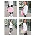 Flip Sequin Insulated Lunch Bag Durable Thermal Reusable Lunch Tote Glitter Mermaid Lunch Box for Girls(Pink)