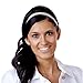 Hipsy 5pk Girl's Cute Glitter Headbands Hairband Gift Pack Silver, Black, Gold, White