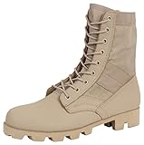 Rothco Classic Military Jungle Boots, Desert Tan, Regular12
