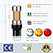 ENDPAGE 7443 7440 992 T20 LED Bulb 2-pack, Amber Yellow, Extremely Bright, 54-SMD with Projector Lens, 12-24V, Works as Turn Signal Blinker Lights