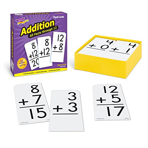 Addition 0-12 (all facts) Flash Cards