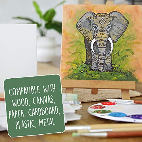 image for Zenacolor ⭐ Acrylic Paint Set, 24 Acrylic Paints, 24 Tubes of 0.4 oz