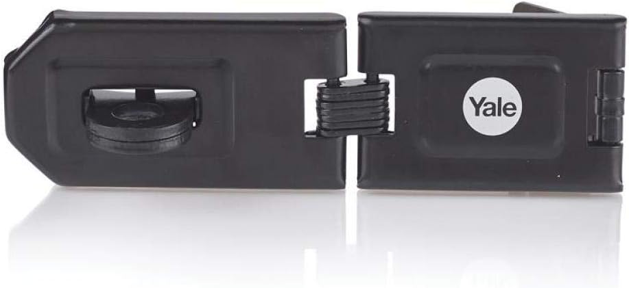 Yale - Y155B /160 / BK - 160mm Hardened Steel Hasp - Secure Gates - Secure Sheds - Suitable for Corners - High Protection - Image 3