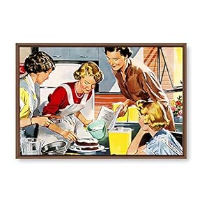 Framed Canvas Wall Art for Living Room, Bedroom Classical Theme Canvas Prints for Home Decoration Ready to Hang - 16x24 inches
