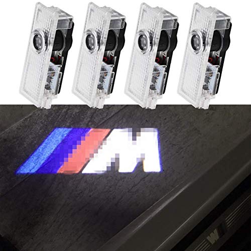 4 PCS Door Lights Logo Projector Lights Ghost Welcome Lamp for BMW Compatible Accessories