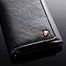 alpine swiss Men's Wallet RFID Blocking Extra Capacity Multi Card Trifold Black, Black, One Size