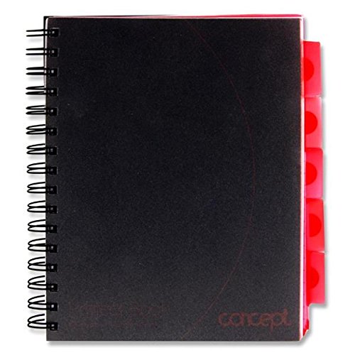 Premier Stationery C3213668 A5 Concept Wirebound 5 Subject Project Book