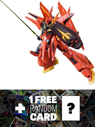AMX-107 Bawoo: Gundam Reborn-One Hundred 1/100 Model Kit + 1 FREE Official Gundam Trading Card Bundle (RE #006)