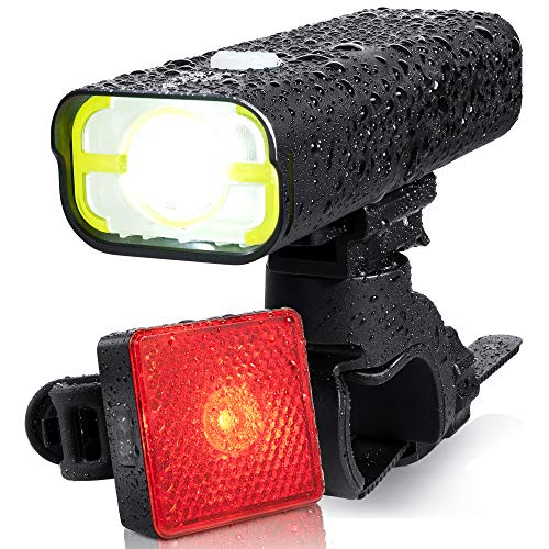 BrightRoad Mountain Bike Lights for Night Riding Rechargeable CREE Led