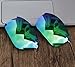 Polarized Replacement Lenses for Oakley Bottle Rocket Sunglasses - 5 Options Available (Emerald Green Mirror Coatings)