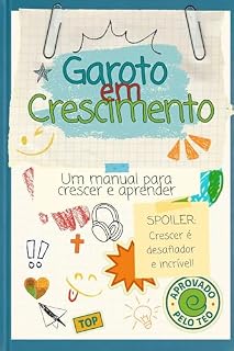Livro Garoto em Crescimento: Um Manual para Crescer e Aprender (Manual com propósito)
