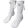 Rhuyoshn Magnetic Socks for Couples - Novelty Holding Hands Socks, Funny Gift for Men, Women, Kids